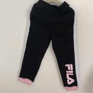 FILA Girls 2 Piece Hoodie Sweater and Jogger Sweatpant